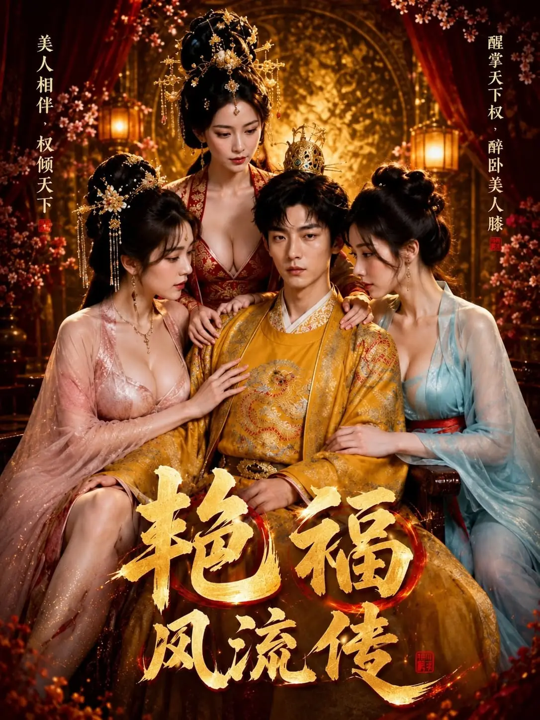 古装言情人物海报