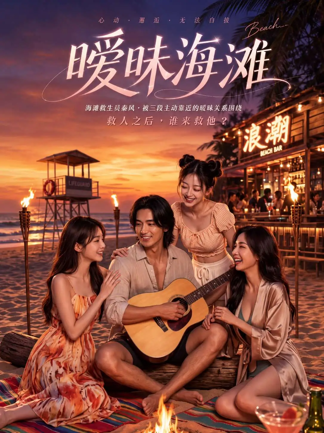 舞台灯光娱乐圈题材海报